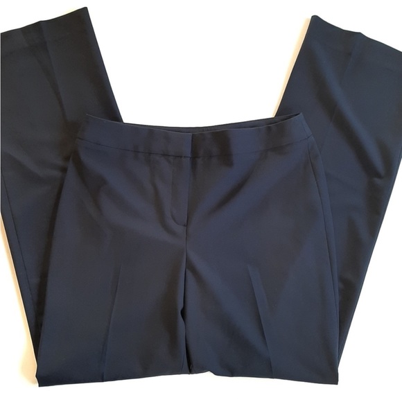 Jones New York Navy straight leg trouser - Picture 2 of 5